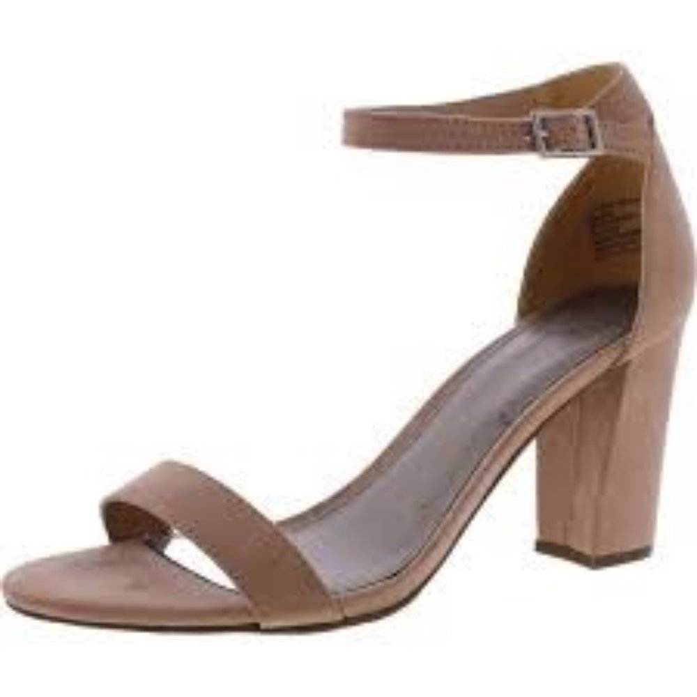 Worthington Womens Beckwith Heeled Sandals  Natural